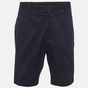 Prada Navy Blue Cotton Chino Shorts Xxxl